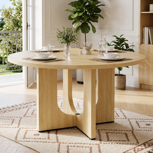Round dining table farmhouse - round,