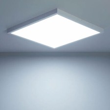 48W 600x600mm Surface Mount LED Panel Light Cool White Ceiling Lighting