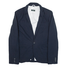 ZARA Man Mens Blazer Jacket Blue L
