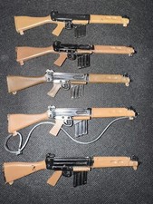 Vintage Action Man Palitoy Hasbro Original 5 X SLR Rifles Spares/Repairs #1