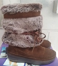 Womens Skechers Tone Ups Snow Boots UK 4