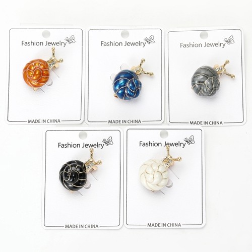 Stylish snail brooch - stylish, elevating