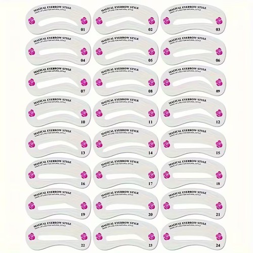 10x eyebrow stencils shaper - 10x,