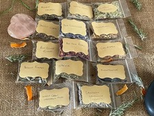 Witchcraft, Pagan Herb Collection – 50+ Dried Herb Sachets & Botanical Samples |