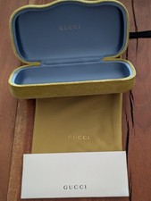 Gucci Yellow Velvet Glasses