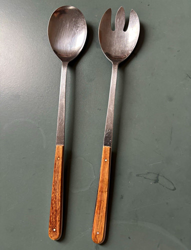 Vintage retro salad - salad, set