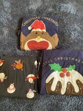 Maternity Christmas Bundle - Tesco Dress 12 & Two Jo Jo Maman Tops M