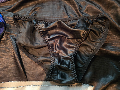 Satin string bikini size - satin,