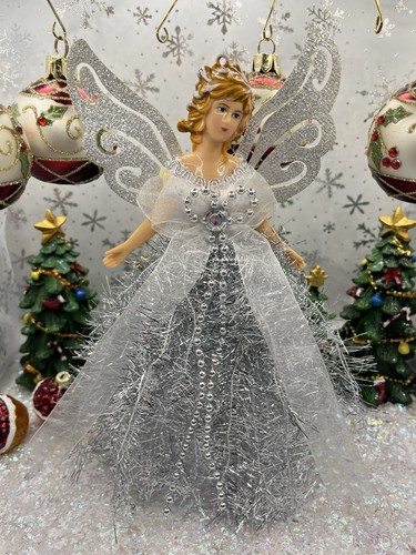 Silver fairy angel - silver, fairy/angel