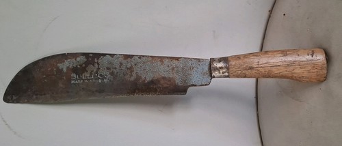 Vintage bulldog bill - bulldog, hook