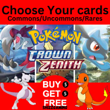 Pokémon TCG Crown Zenith /159 -  Common/Uncommon/Rare Choose Your Cards