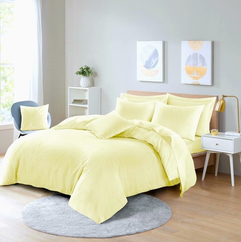 Plain duvet quilt cover with - quilt,