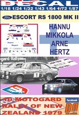 DECAL FORD ESCORT RS 1800 MKII