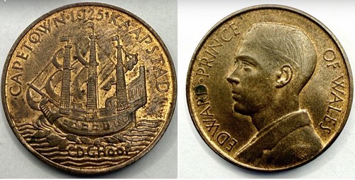 1925 south africa - south, bronze