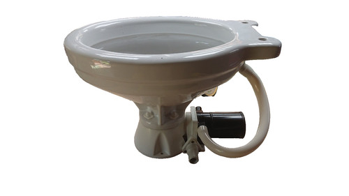 Electric compact marine toilet - marine,