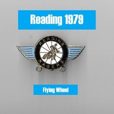 Reading 1979 Speedway Badge - Gold (Flying Wheel)
