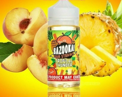 Bazooka sour straws premium - bazooka,