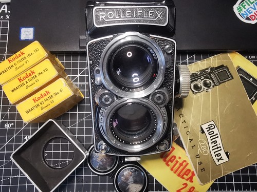 Rolleiflex 1955 xenotar - rolleiflex,