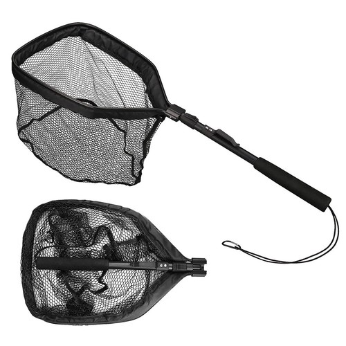 Folding fishing pole landing - folding,