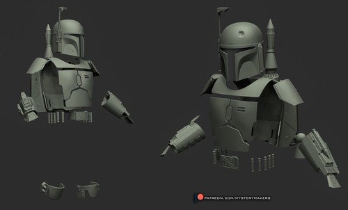 Boba fett body - body, 1:1