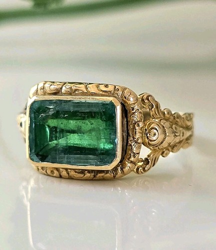 Georgian ring 1825 emerald - ring,