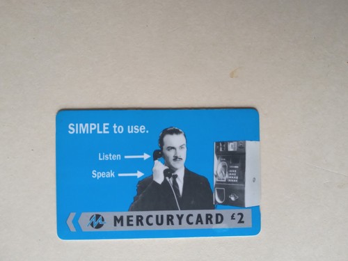 Mercury phonecard simple - £2,