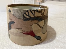 Mulberry Flying Ducks Lampshade Harris Tweed Wool Contemporary Country