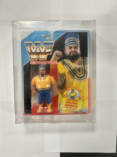 Wwf hasbro moc akeem spanish - wwf,