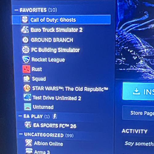 Steam account loads games - loads,