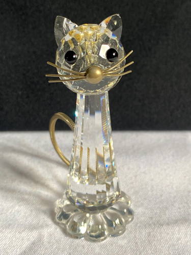 Swarovski cat tall - cat,