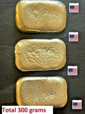 (300)Grams Scrap Gold bar For