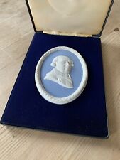 VINTAGE WEDGWOOD BLUE JASPER LIMITED EDITION CASED PLAQUE- GEORGE STUBBS
