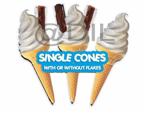 Ice cream stickers plain - ice,