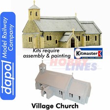 VILLAGE CHURCH  Model Railway KitMaster building Kit Dapol OO Gauge C029