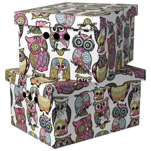 2pc decorative storage boxes - decorative,