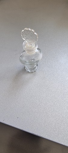Clear glass perfume bottle - clear,