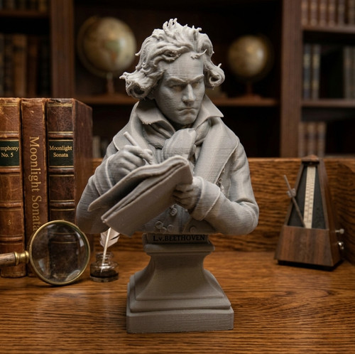 Ludwig van beethoven bust with - van,