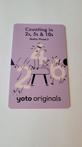 Yoto card maths phase - card,
