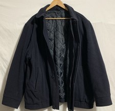 Wolsey navy wool mix casual jacket size L