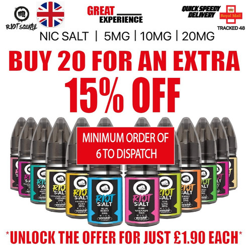 Riot squad 10ml nicotine salts - riot,