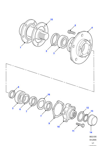 Land rover genuine - land, fits