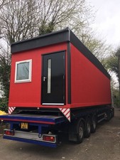 Red Modular Cabins - (with kitchen, toilets, office room and floored studio )  