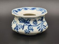 Meissen Blue Onion Inkwell