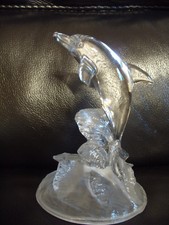DOLPHIN FIGURINE 24% LEAD