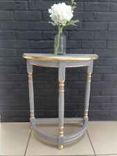 Half moon table used