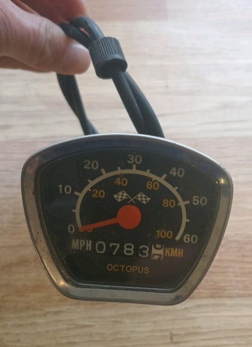Vintage octopus speedometer - vintage,