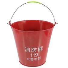 Sand bucket fire emergency - sand,