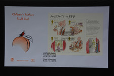 2012 Roald Dahl Stuart FDC Dahl Museum Story Centre SHS Unsealed + Insert Card