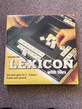 Lexicon Board Game with Tiles by Waddingtons - From 1974 for 2-4 players