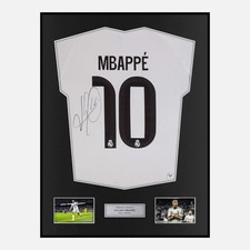 Framed Kylian Mbappe Signed
